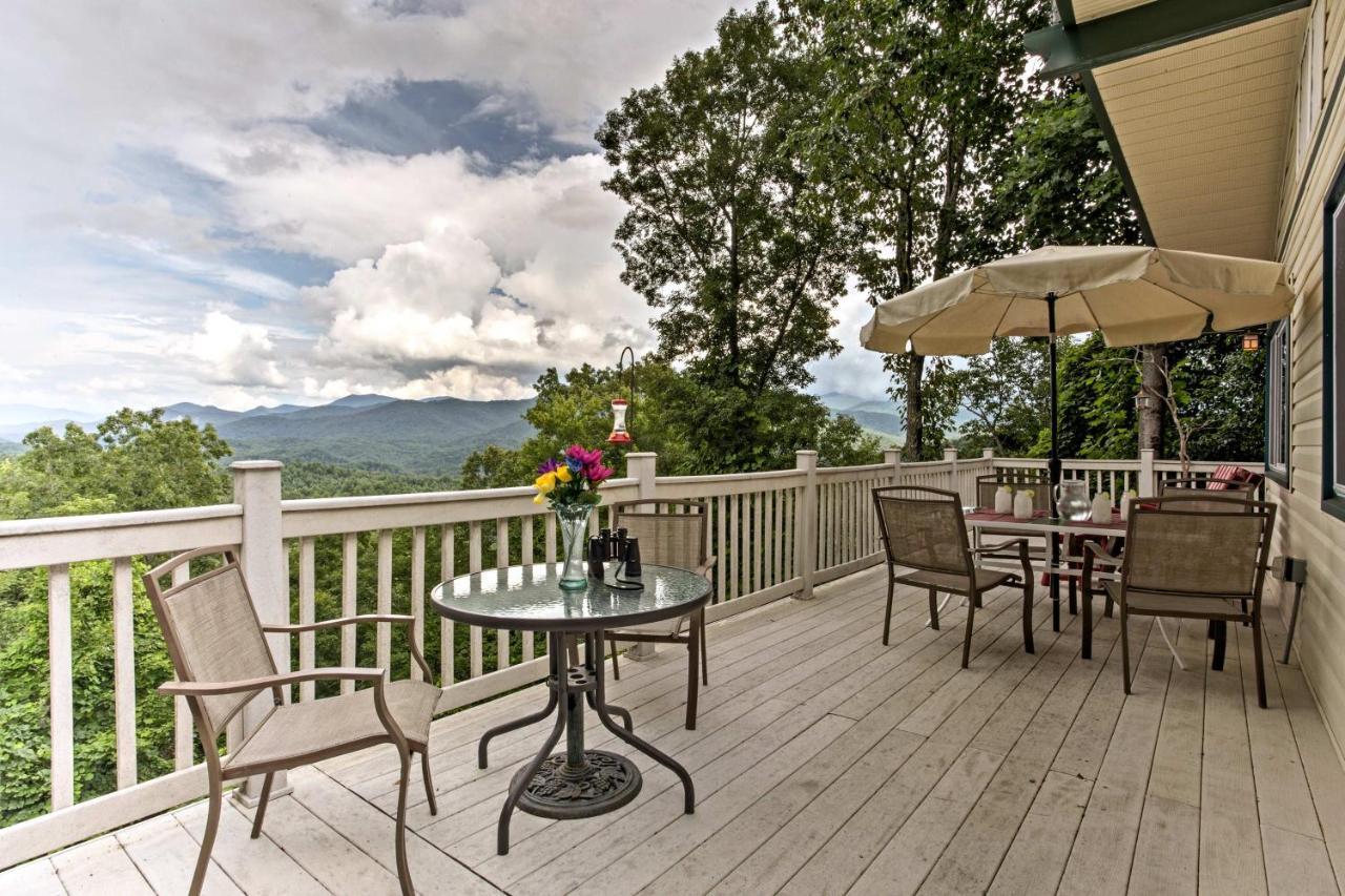 Secluded Mountain Home With Stunning Views And Deck! 布赖森城 外观 照片